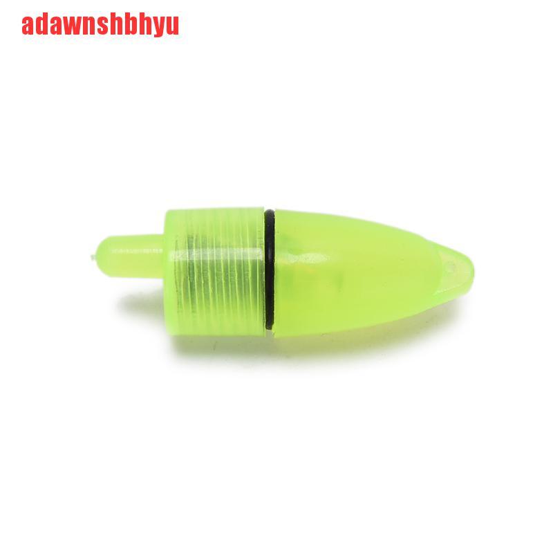 (adawnshbhyu) 10pcs Lampu Pancing LED Dengan Sensor Apung