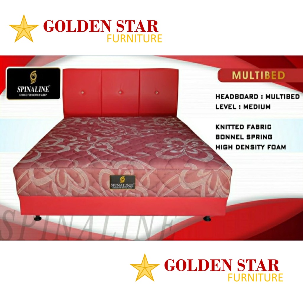 SET Kasur Multi bed Boxy Spinaline 120x200 160x200 180x200 spring bed