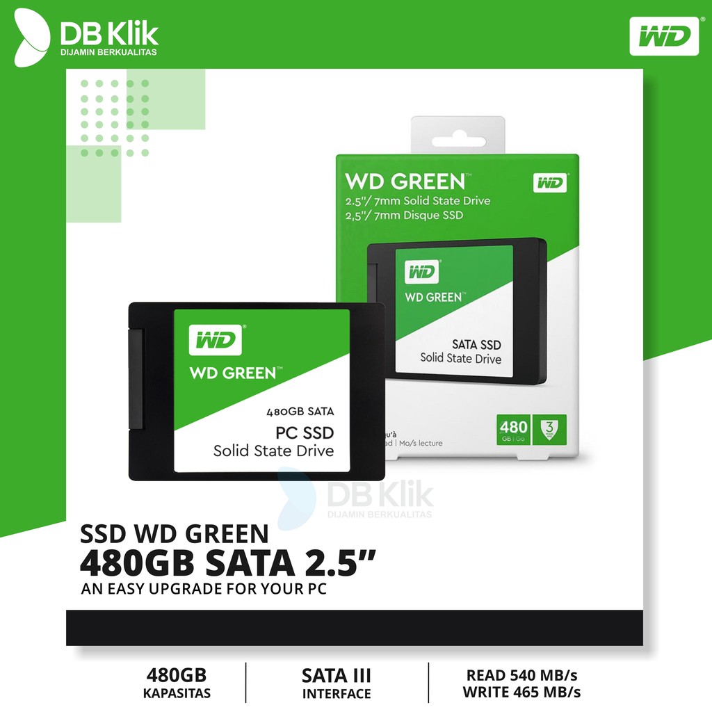 SSD WD Green 480GB SATA | SSD WD Green 480GB