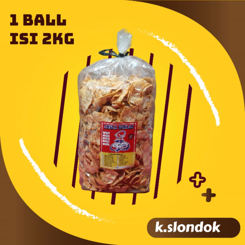 

krupuk slondok pedas asin gurih 1 ball isi 2kg