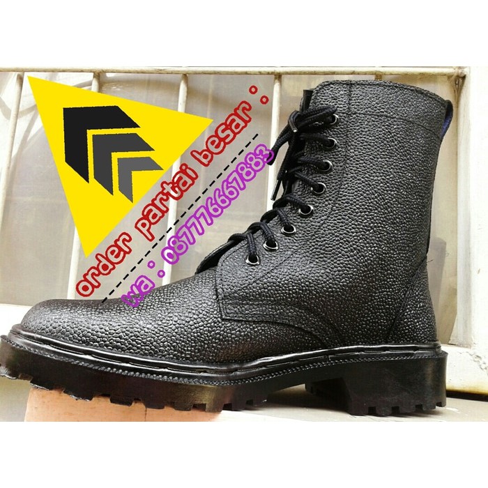 Sepatu PDL Kulit Jeruk - Sepatu PDL Linmas ASLI KULIT