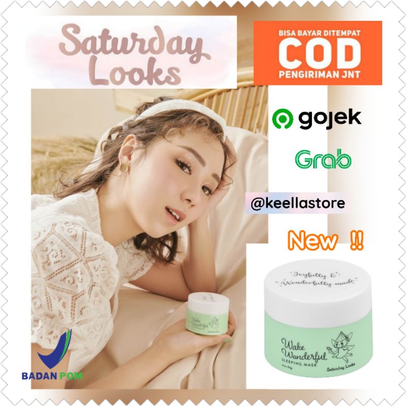 WAKE WONDERFULL SLEEPING MASK SATURDAY LOOKS Saturdaylooks pelembab wajah menghilangkan Noda jerawat