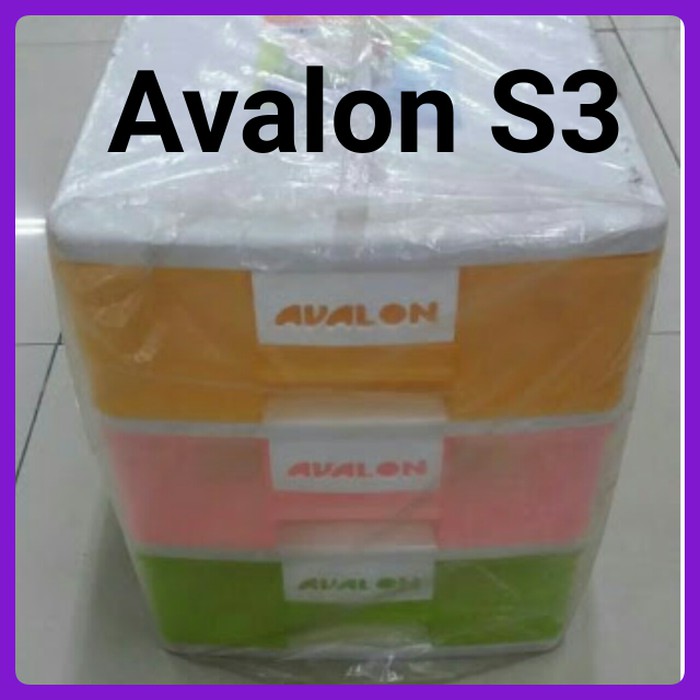 Rak Container.Kontainer Laci Jumbo Large, Avalon, Susun 3.