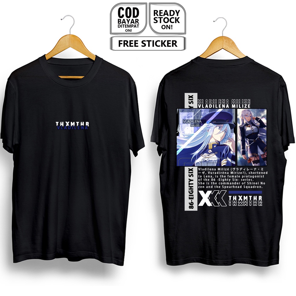 KAOS LENA VLADILENA MILIZE 86 EIGHTY SIX WAIFU ANIME MANGA SHINEI NOUZEN ANJU EMMA SPEARHEAD AQUADRO