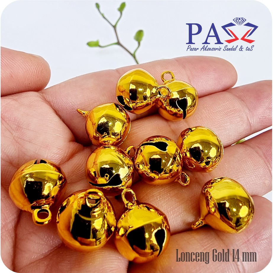 Lonceng 14 mm Gold