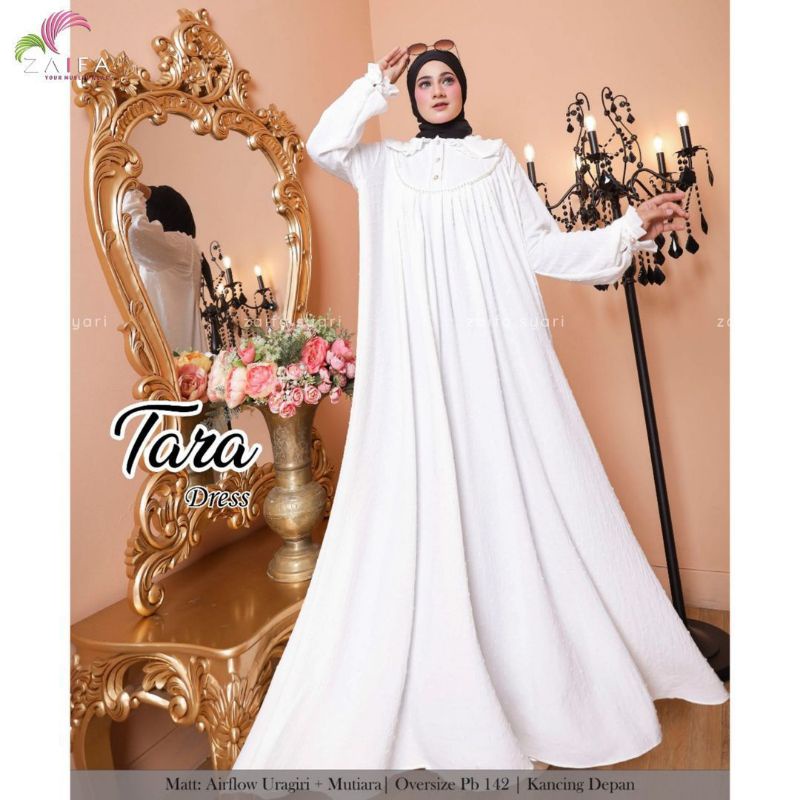 10.4 Tara dress/dress oversize jumbo crincle uragiri+mutiara by Zaifa