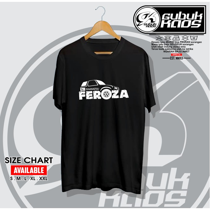 BAJU KAOS DISTRO DAIHATSU FEROZA VECTORS - GUBUK.KAOS