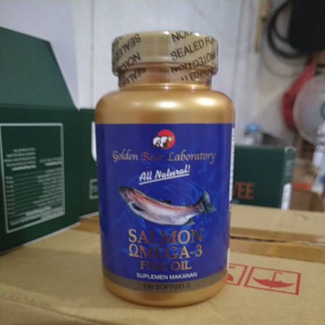 Golden bear salmon omega 3 fish oil golden bear