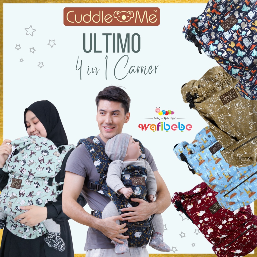 Cuddle Me Ultimo Carrier Gendongan Bayi SSC Hipseat Ergonomis Multifungsi Original Cuddleme 4 Posisi