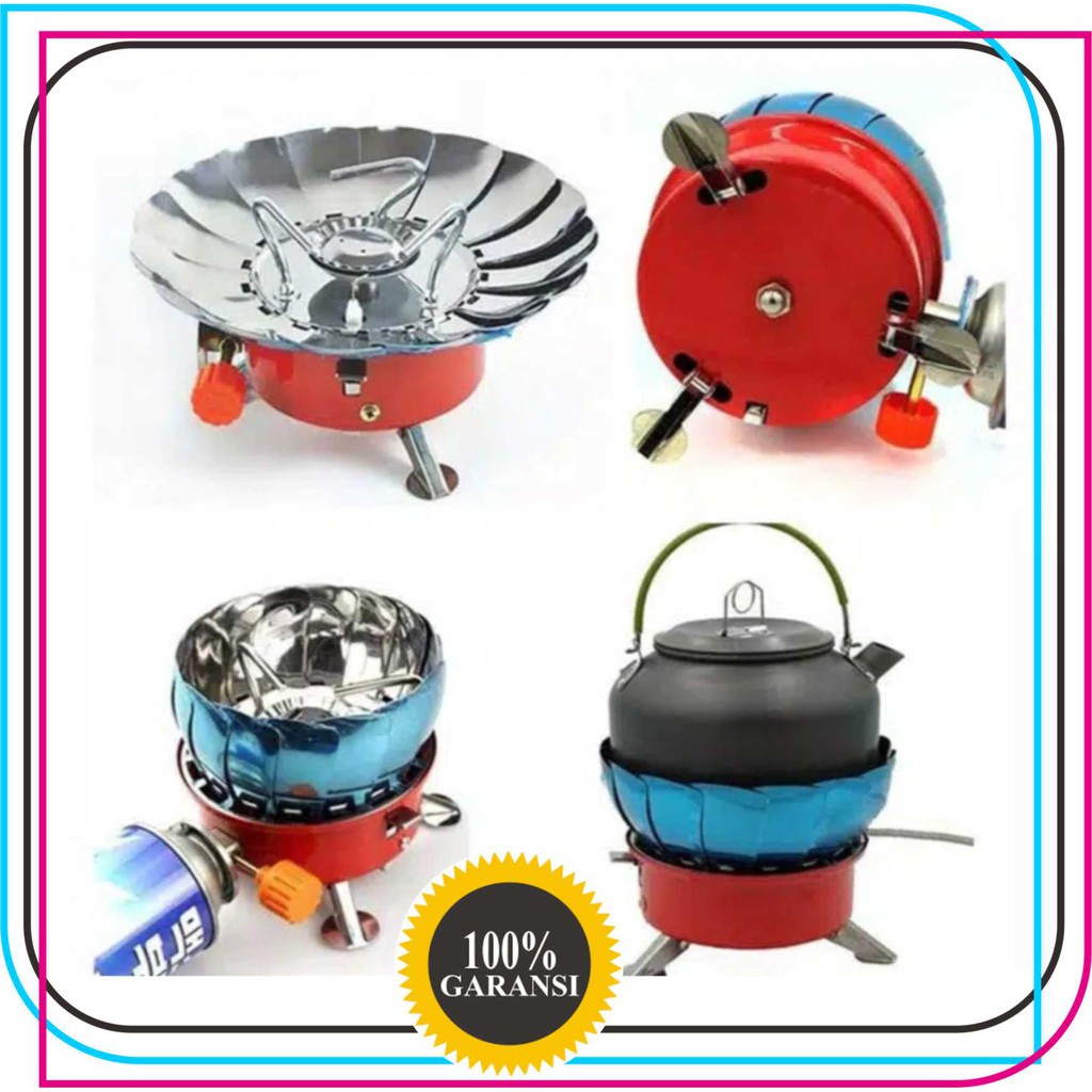 Kompor Windproof KOVAR K-203 / Windproof Camping Stove / Kompor Gas Windproof / Kompor Gas Portable