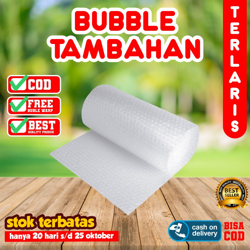 Extra Bubble Wrap Pelindung Supaya Paket Lebih Aman