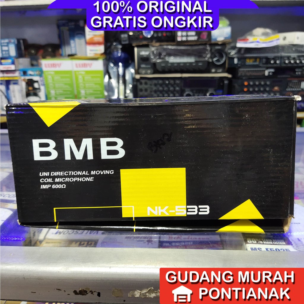 Mic BMB NK 533 Sepul mantap bersih dan kuat sensitif bagus  mikropon microphone original Kabel NK533 NK-533