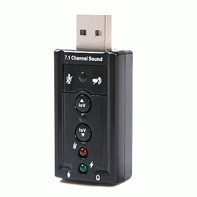 7.1 Channel USB External Sound Card Audio Adapter