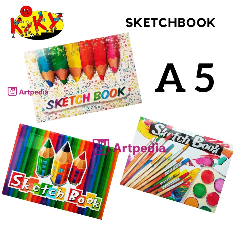 

SPECIAL !! KIKY SKETCH BOOK A5 /BUKU GAMBAR SKETSA ISI 50 LEMBAR -SKETCHBOOK KIKY TERMURAH - TERBARU