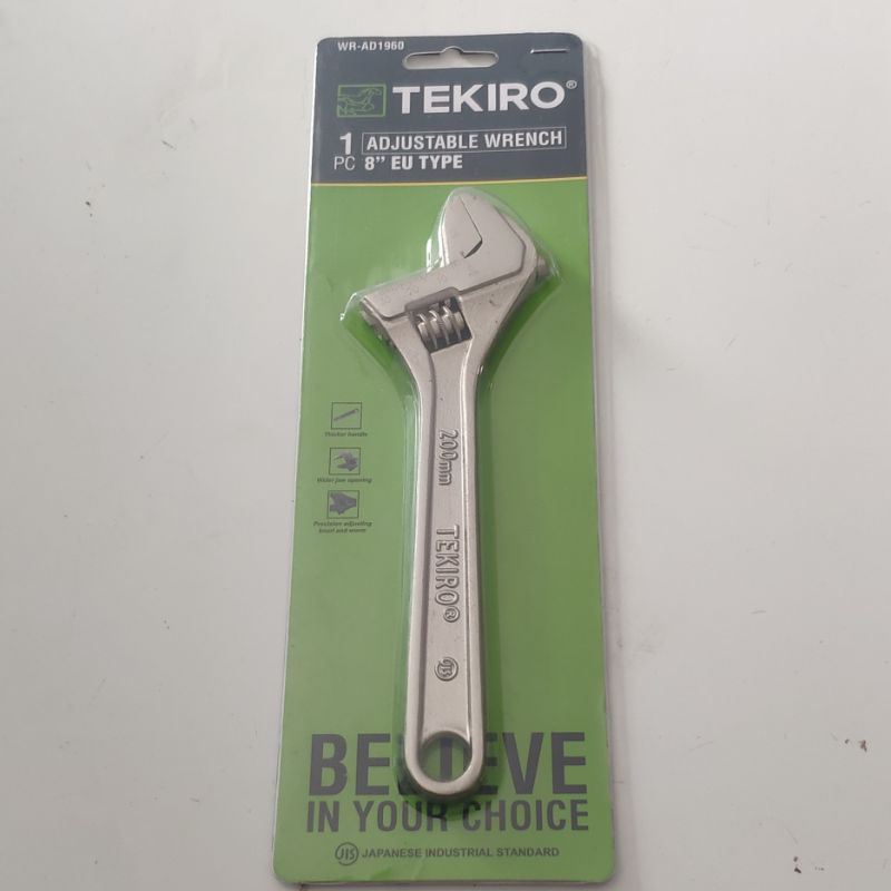 Kunci Inggris 8 inch Tekiro / Adjustable Wrench Tekiro 200 mm