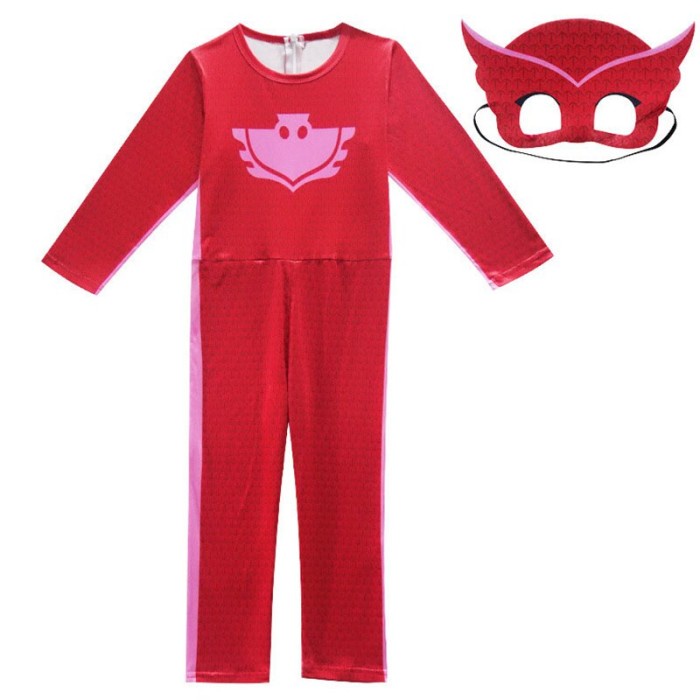 Kostum PJ Masks Anak Baju Import Karakter Laki Laki Perempuan Ultah