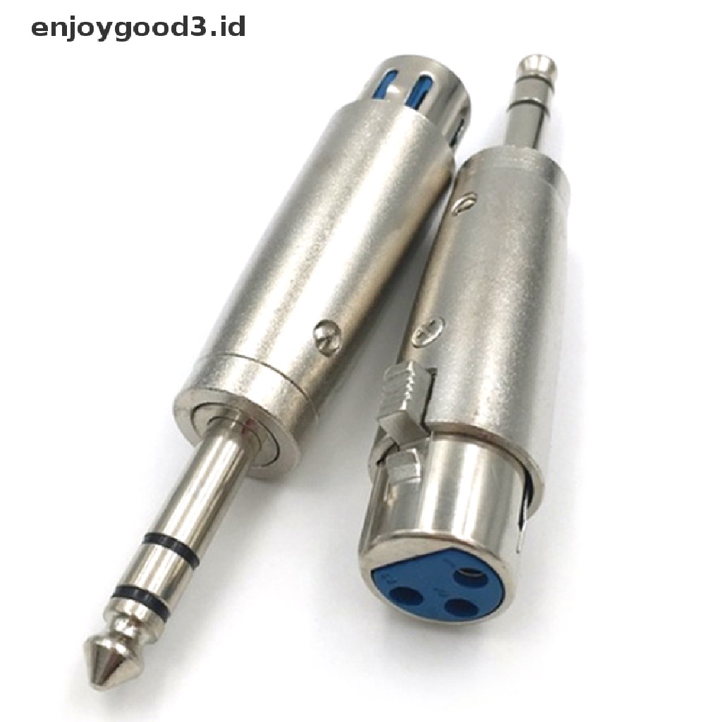 Adapter Kabel Audio 3 Pin Xlr Female To 1 / 4 6.35mm Stereo Male Plug Trs Untuk Mic