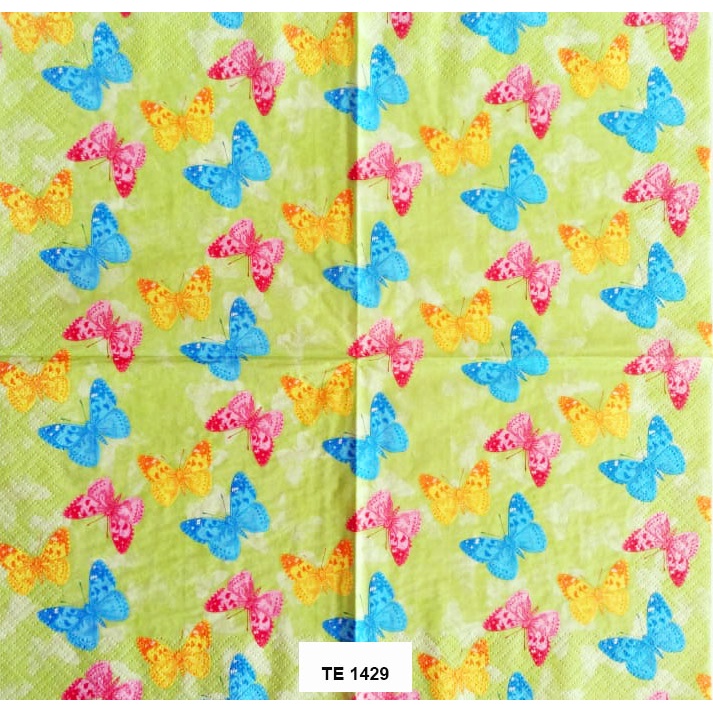 Tisu Napkin Kerajinan Decoupage Eropa 33X33 CM TE 2067  TTS