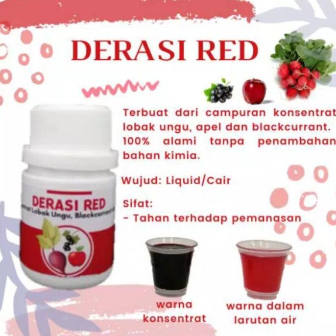

DERASI Pewarna Makanan Alami 100% Halal 30g