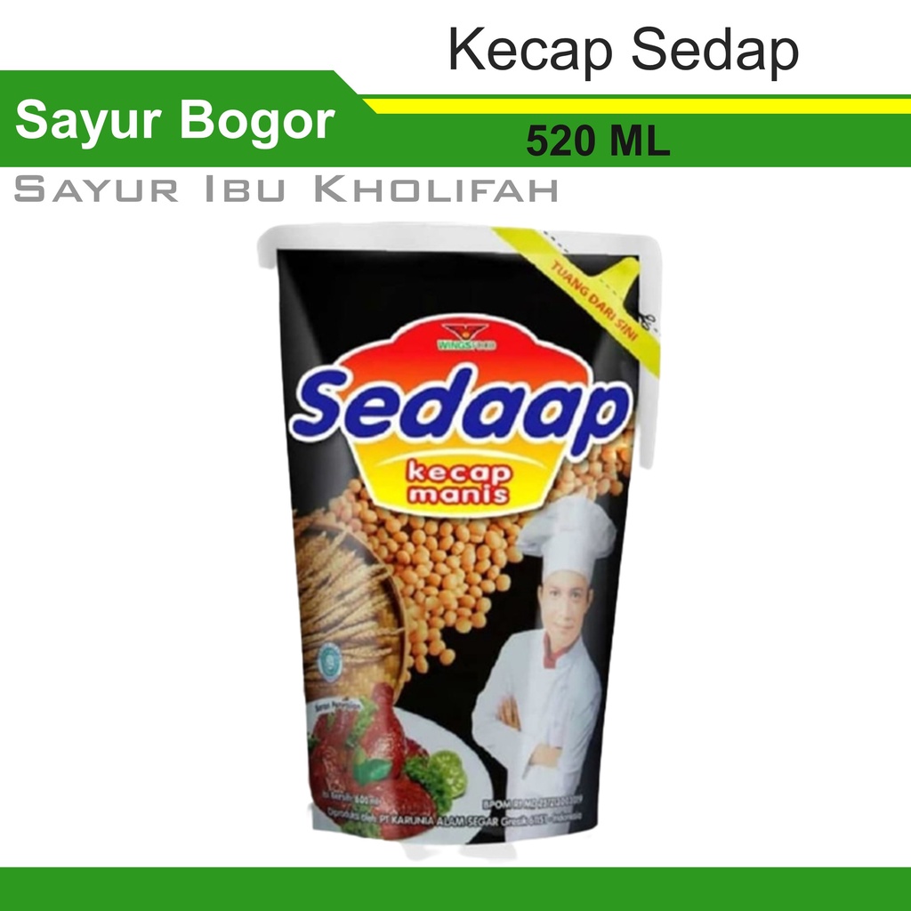 

Kecap Manis Sedap 520 ml Bahan Pokok Sembako Murah Bogor