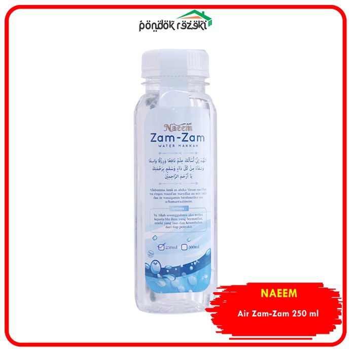 

Air Zam Zam - Water ZamZam 250ml Asli Mekkah