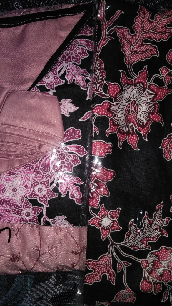 (jual Terpisah)couple Gamis Kombinasi Batik Cibulan Versi Keluarga