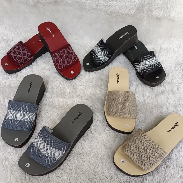 Sandal Wanita Wedges Import Ipomoea Terbaru