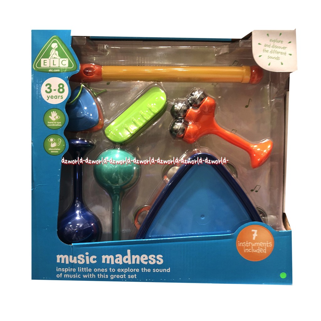 ELC Music Madness Mainan Alat Musik Untuk Bayi Balita 7Pcs