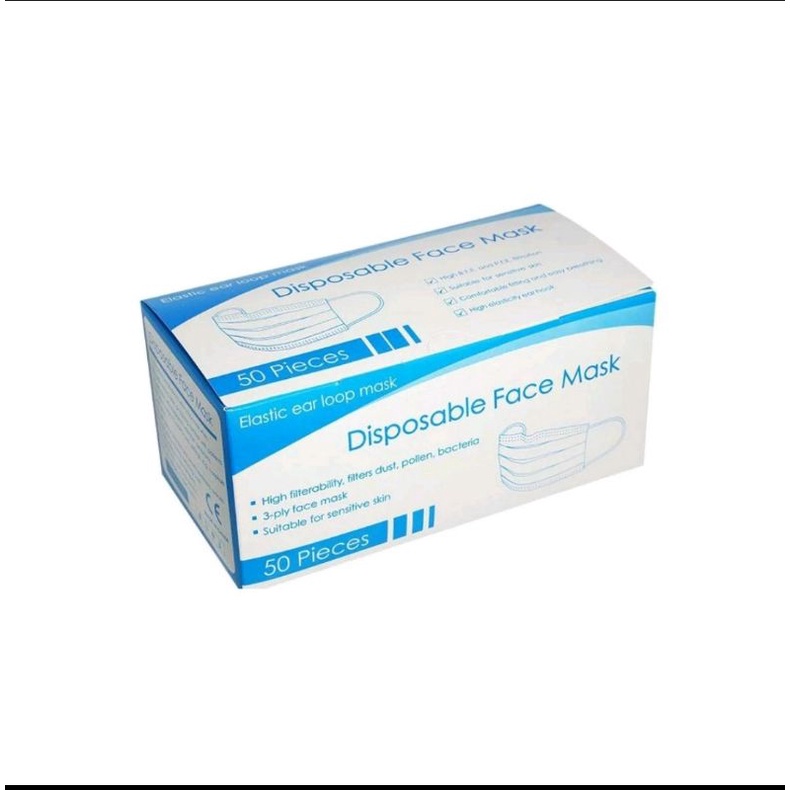 MASKER 3 PLY (50pc)