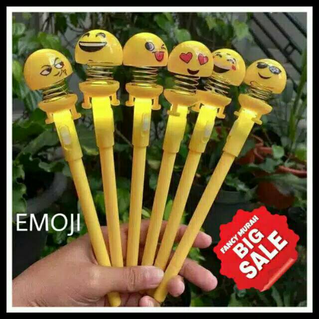

Pulpen Gel LED Spring Disco Emoji / Pulpen Fancy ECER