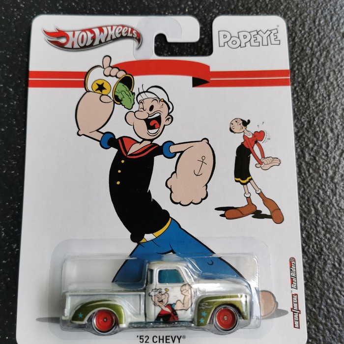 Hot Wheels 52 Chevy Popeye The sailor man movie classic