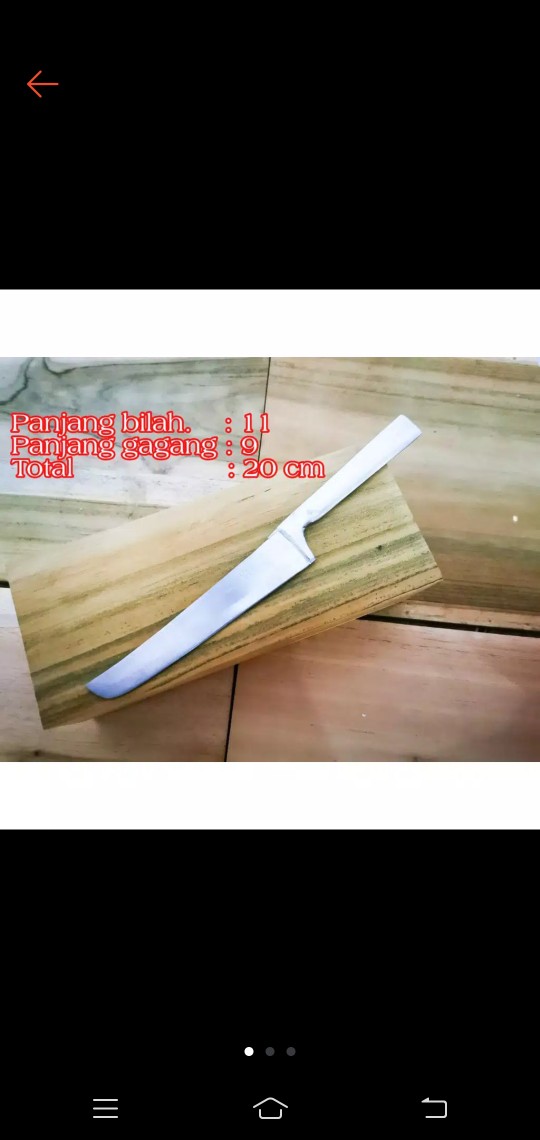 Pisau Set 7 Pcs Murah Promo - Pisau Acar Ikan Sayur Alat Dapur Cod ( Pisau Set 7 )