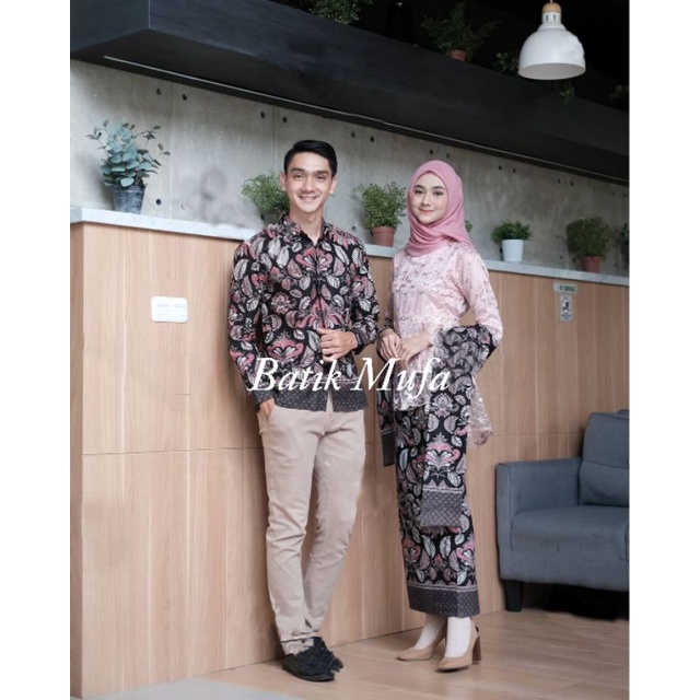 Kebaya batik couple WISA KIANA Dusty | kebaya wisuda kebaya tunangan lamaran