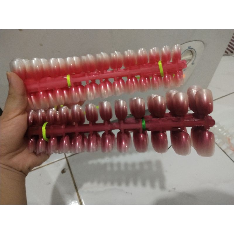 KUKU PALSU GRADASI ISI 24PCS/BATANG / NAIL ART