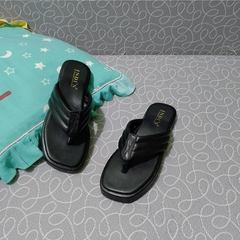 NESANH - TRISHA Sandal Platform Wanita Sandal Jepit Wanita Kekinian Empuk