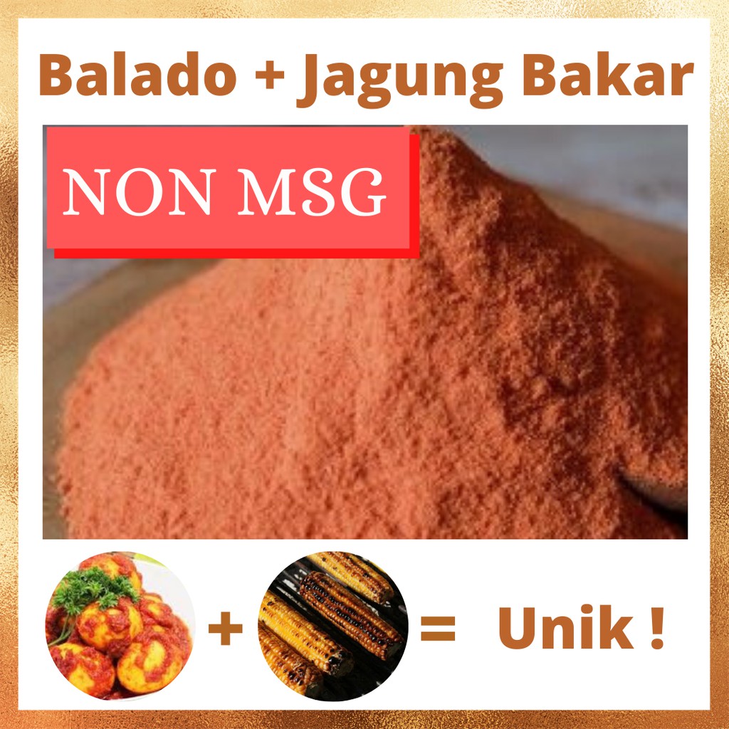 

Bumbu Tabur Rasa Balado Mix Jagung Bakar Non Msg 1 kg Bubuk Tabur Balado Kombinasi Jagung Bakar 1kg