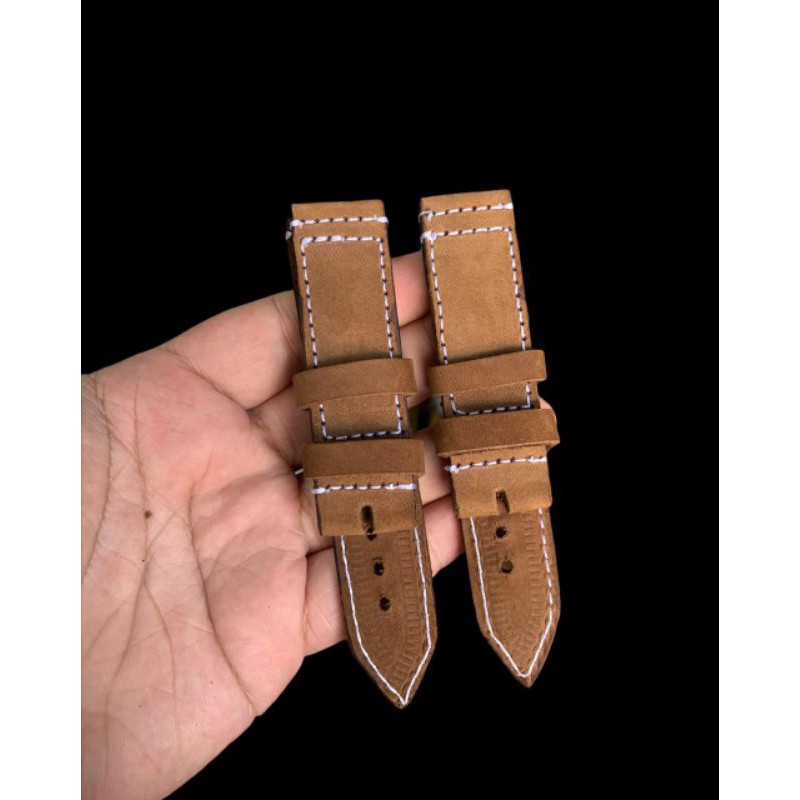 Strap tali jam tangan Kulit sapi Asli suede classic