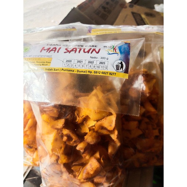 

keripik Maisatun