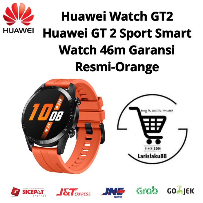 Huawei Watch GT2 Huawei GT 2 Sport SmartWatch 46m Garansi Resmi-Orange