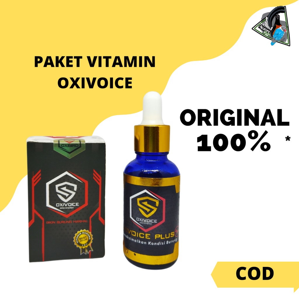 Paket Vitamin Oxivoice Plus dan Oxivoice Energy untuk murai batu kerja maksimal