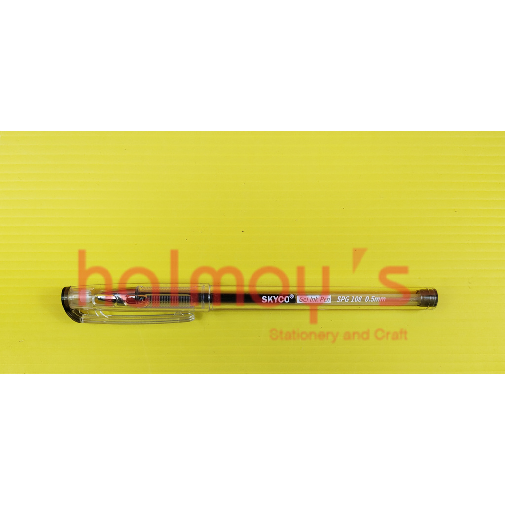 

PULPEN GEL / CAIR SKYCO SPG 108 0.5 MM WARNA HITAM