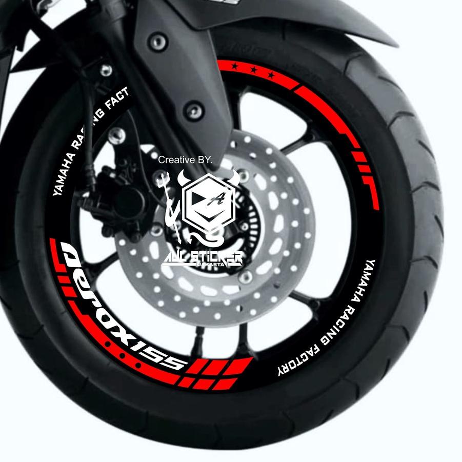 Kekinian ORIGINAL STICKER VELG AEROX 155 VELG  DESAIN ⁵⁰ ✓