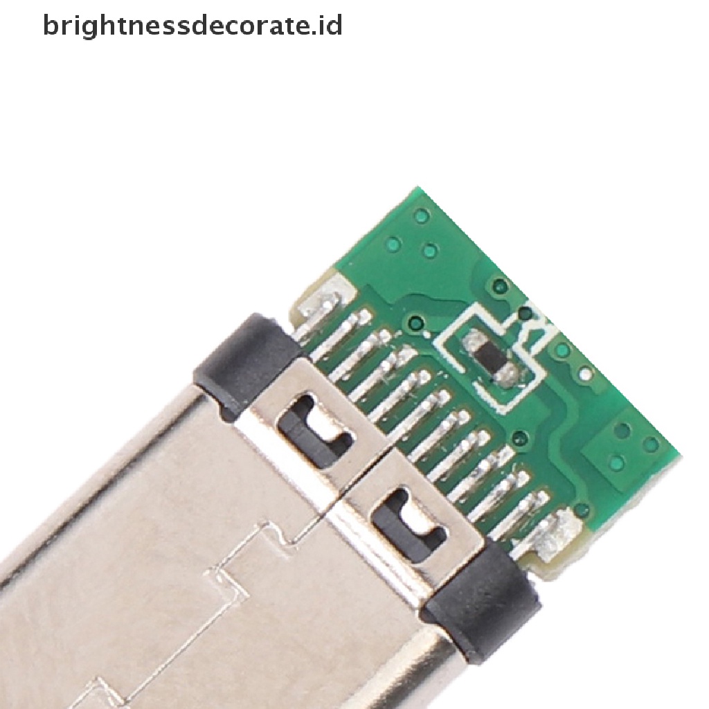 5 Pcs Konektor Soket USB 3.1 Tipe C Male Solder Plug Untuk PC Board