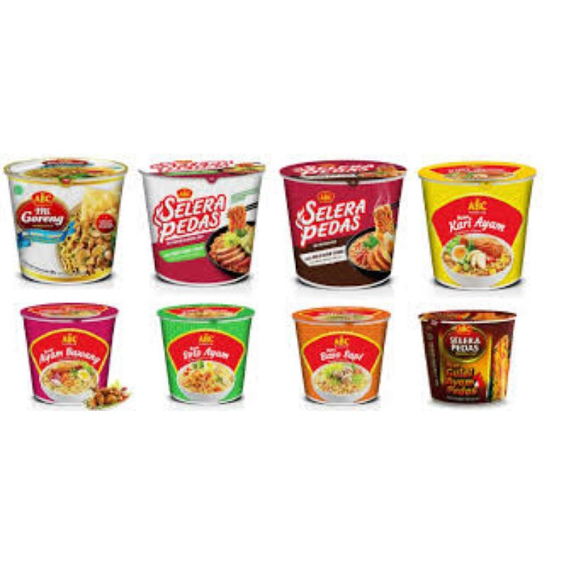 

MI INSTAN ABC Selera Pedas Cup All Varian