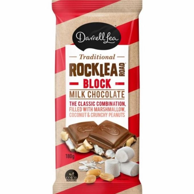 

DARREL LEA RASPBERRY ROCKLEA ROAD BLOCK MILK CHOCOLATE 180G/ORI AUSSIE DC51C1215