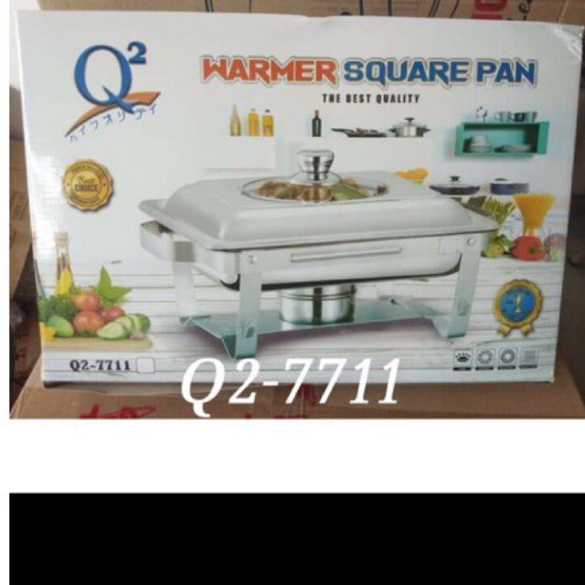 Wadah Saji Prasmanan (Warmer Square Pan) Q2
