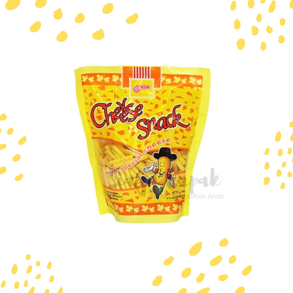 

Cheese Snack Nissin Kuning Biskuit Stik Keju 150 gr