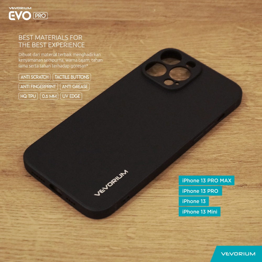 VEVORIUM EVO PRO Apple iPhone 13 Series PRO MAX MINI Premium Soft Case