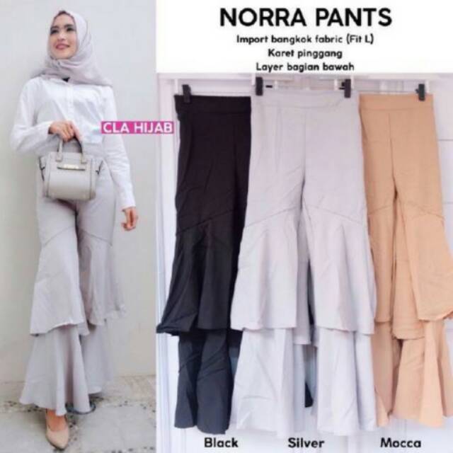 NORRA PANTS/ HIJAB SOLO MURAH/ FASHION MUSLIM SOLO/ BUSANA MUSLIM SOLO/KULOT/BUSANA MUSLIM MURAH