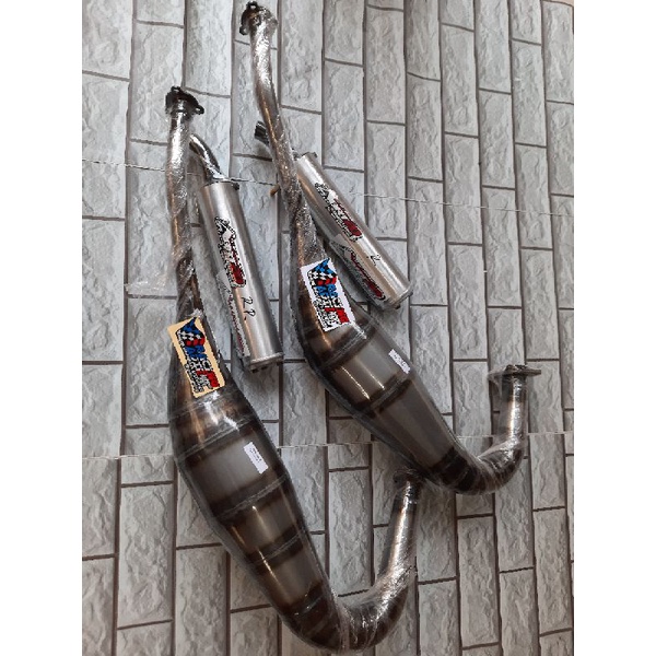 KNALPOT ABRT 20 Ninja R Rr 150 2tak ORIGINAL TYPE STANDAR HARIAN PERUT 40